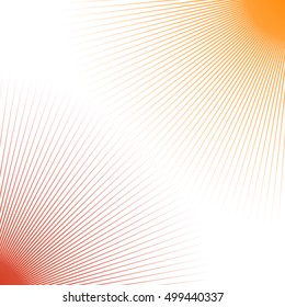 Dutone abstract geometric backdrop with radial thin lines spreading from corners