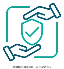 Duty Of Care Single Icon Line Color