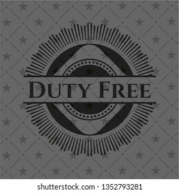 Duty Free dark badge