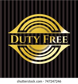 Duty Free gold badge