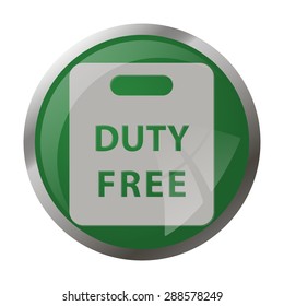 Duty free icon. 