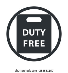 Duty free icon. 