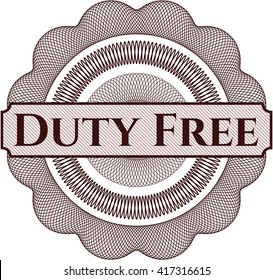 Duty Free linear rosette