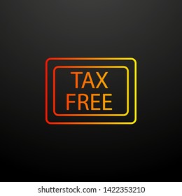 Duty free nolan icon. Elements of global logistics set. Simple icon for websites, web design, mobile app, info graphics