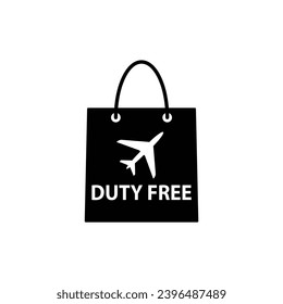 Icono de bolsa de iconos de vector libre de impuestos 