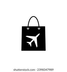 Duty free vector icon bag icon 
