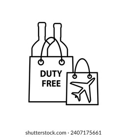 Duty-Free-Vektorsymbol-Symbol 