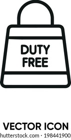 Icono vectorial libre de impuestos . Ilustración vectorial plana moderna y simple para sitio web o aplicación móvil.Símbolo libre de derechos, ilustración de logotipo. Gráficos vectoriales perfectos para píxeles