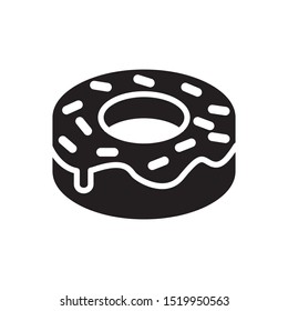 duughnut icon vector symbol template