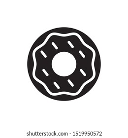 duughnut icon vector symbol template