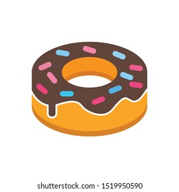 duughnut icon vector symbol template