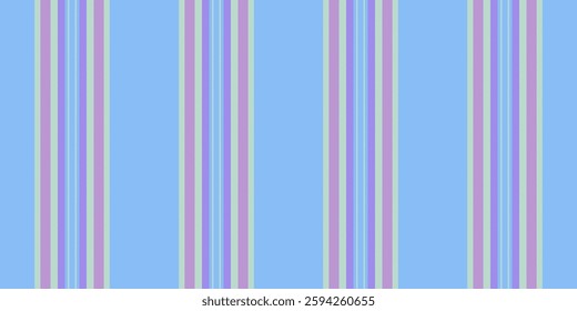 Duvet background lines stripe, wallpaper pattern fabric texture. Pure vertical seamless textile vector in blue and lime colors palette.