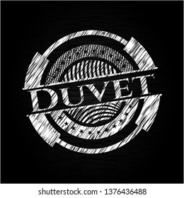 Duvet chalk emblem