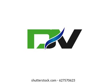 DV company linked letter logo
