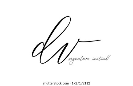 DV Letter Logo Design with Creative Modern Trendy Typography
