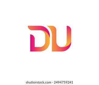 dv letter logo. dv logo design vector illustration