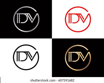 Dv Text Logo