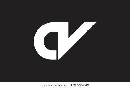 Dv Vd Letter Initial Logo Design Stock Vector (Royalty Free) 1737722843 ...