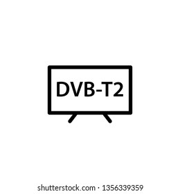 Dvb T2 Standart Vector Icon