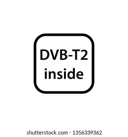 Dvb T2 Standart Vector Icon