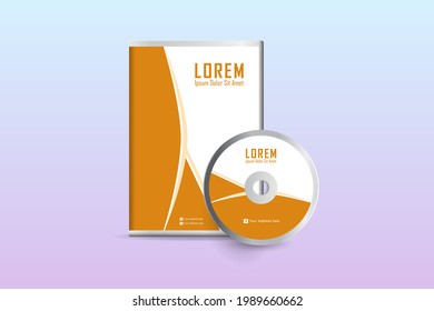 DVD case design, DVD envelope. multicolor Corporate business template for CD envelope and DVD case. Layout with modern triangle elements and abstract background. Creative vector concept,