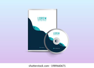 DVD case design, DVD envelope. multicolor Corporate business template for CD envelope and DVD case. Layout with modern triangle elements and abstract background. Creative vector concept,