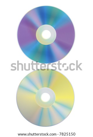 DVD and CD disks. Vector