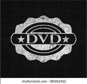 DVD with chalkboard texture