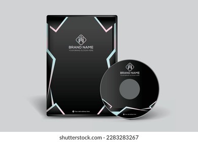 Modelación de la plantilla de diseño de portada de DVD