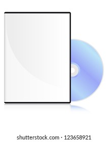 DVD Disk With A Blank Cover