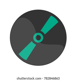 DVD disk icon, design button vector	