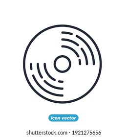 dvd disk icon. Entertainment symbol template for graphic and web design collection logo vector illustration