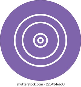 Dvd Disk Vector Icon which is suitable for commercial work and easily modify or edit it
