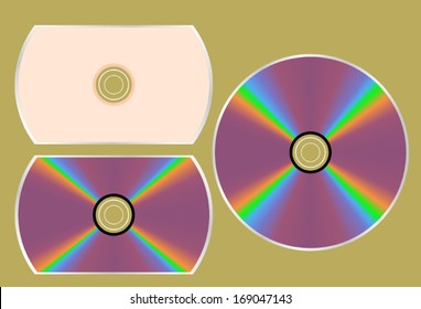 DVD disk (without mesh)