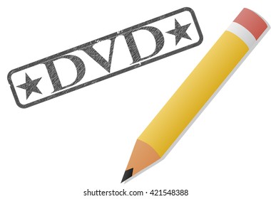 DVD draw (pencil strokes)