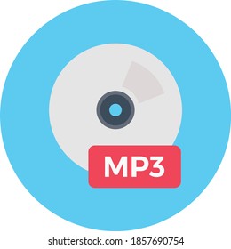 dvd flat circle without  shadow icon