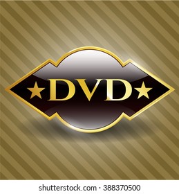 Goldenes DVD-Emblem