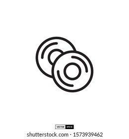 dvd icon, design inspiration vector template for interface and any purpose