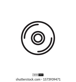 dvd icon, design inspiration vector template for interface and any purpose