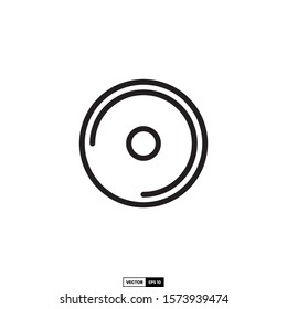 dvd icon, design inspiration vector template for interface and any purpose