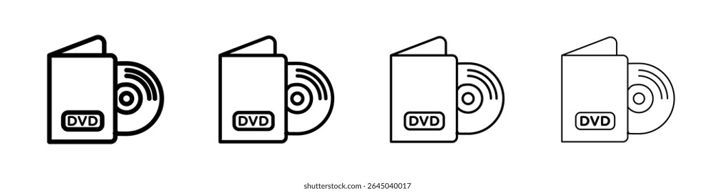 ícone DVD. modelo de design de ícone gráfico