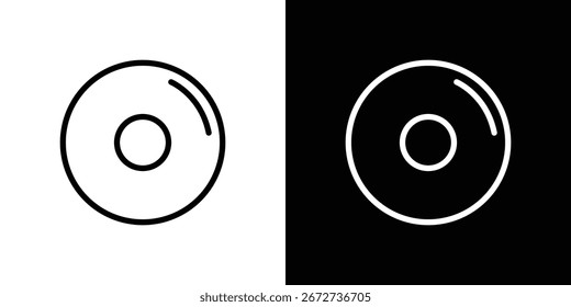 Icono de DVD elemento gráfico Ilustración diseño de Plantilla