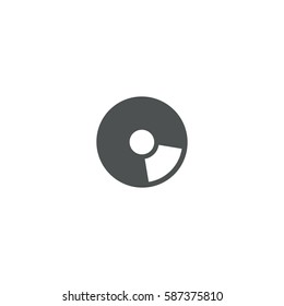 dvd icon. sign design