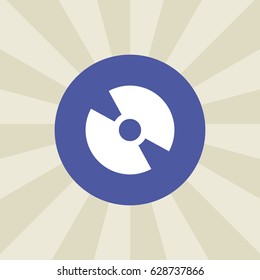 dvd icon. sign design. background