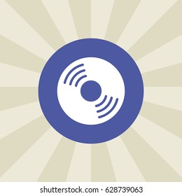 dvd icon. sign design. background