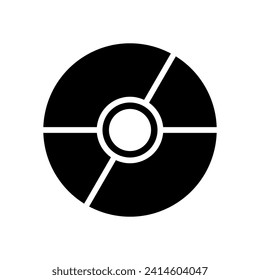 DVD icon symbol vector template