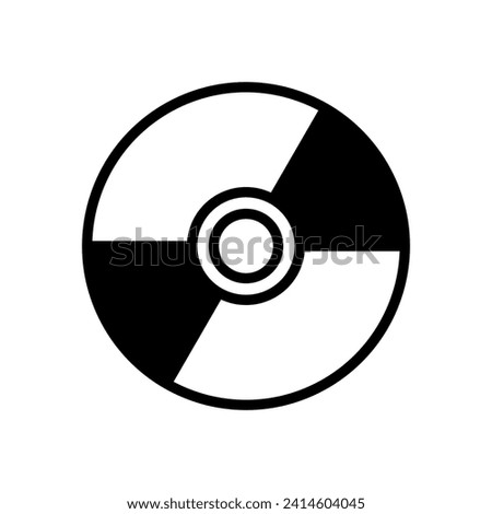 DVD icon symbol vector template