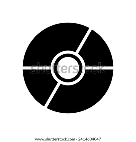 DVD icon symbol vector template