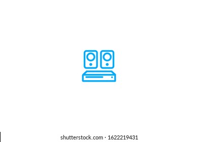 dvd icon in trendy flat style isolated on white background vector illustration