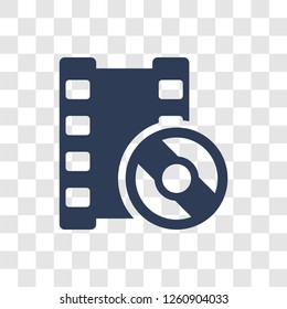 Dvd icon. Trendy Dvd logo concept on transparent background from Cinema collection
